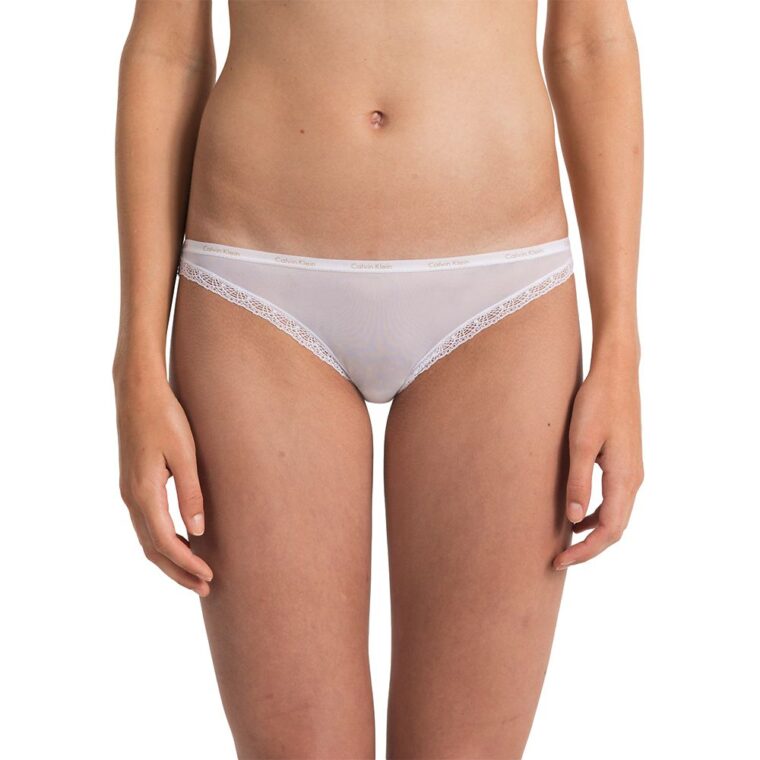 Calvin Klein Underwear Hipster Panty- Bottoms Up White-1