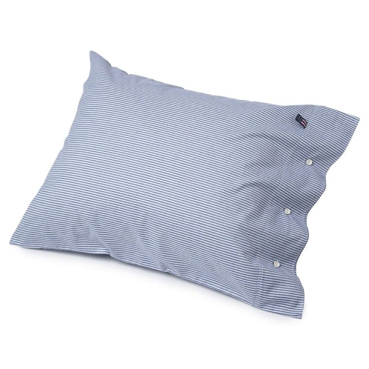 Lexington-Home-Pin-Point-Pillowcase-50×60-Navy/White-1