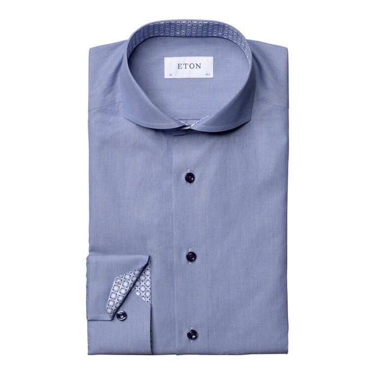 Eton Slim Fit Shirt Blue-1