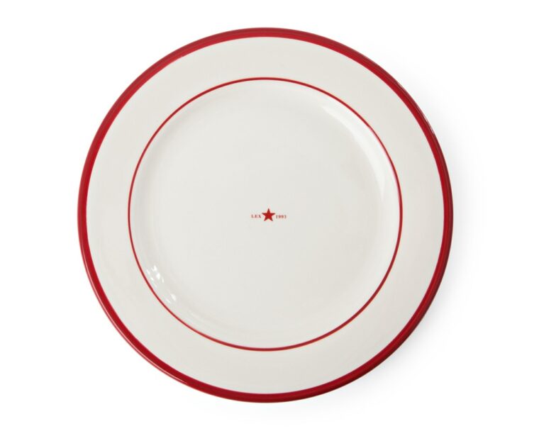 Lexington Home Dinner Plate Red/White-1