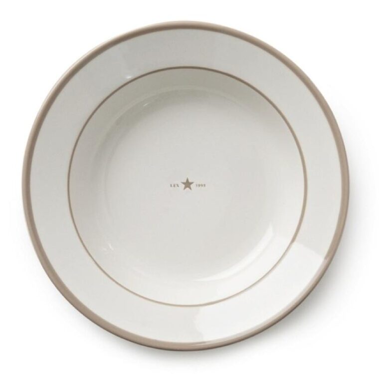 Lexington Home Soup Plate Beige/White-1
