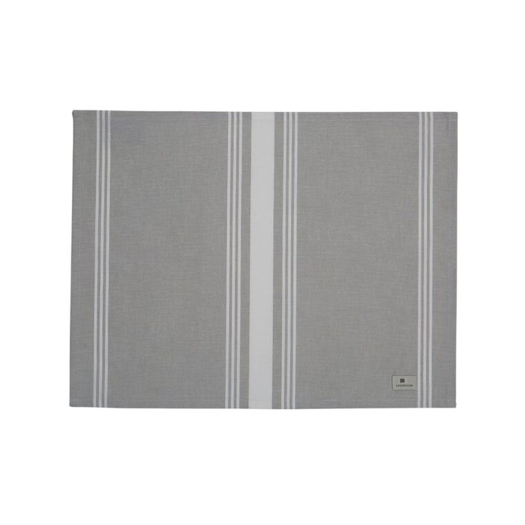 Lexington Home Hotel Stiped Placemat Gray-1