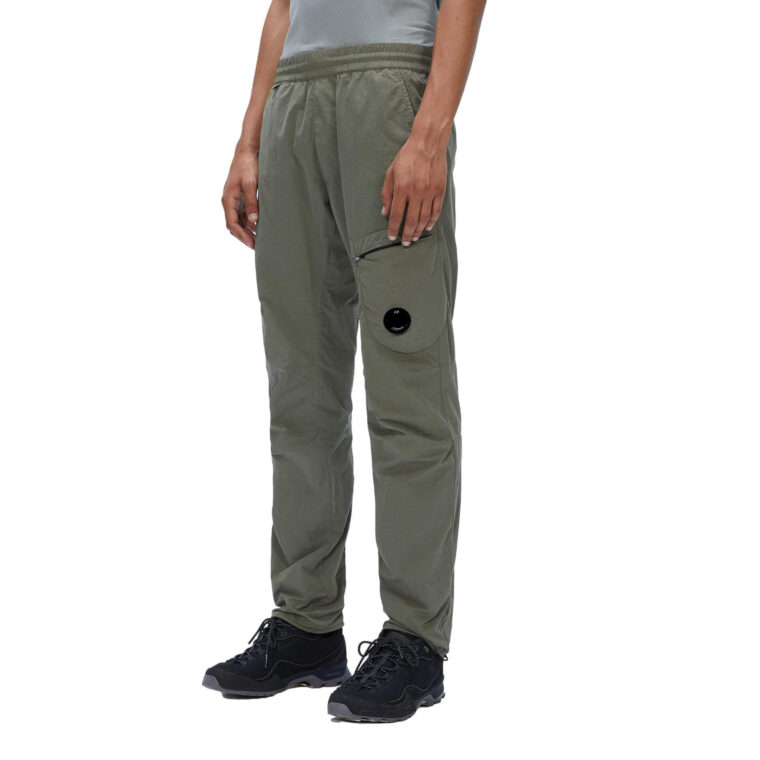 Flatt Nylon Track Pants Green-4