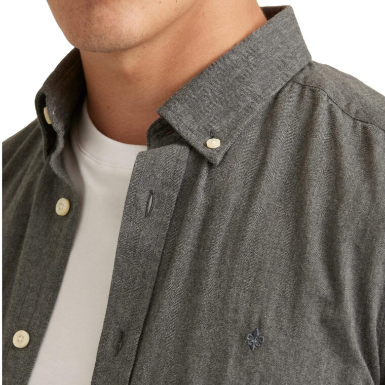 Watts Flannel Shirt Grey-2