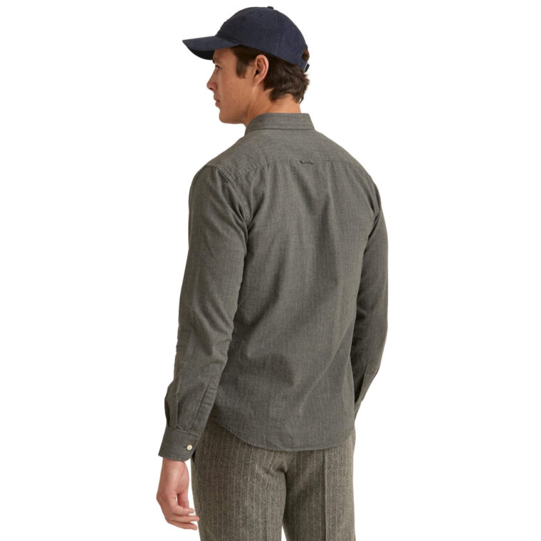 Watts Flannel Shirt Grey-3