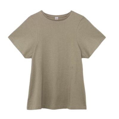 Curved Seam Tee Forest-1
