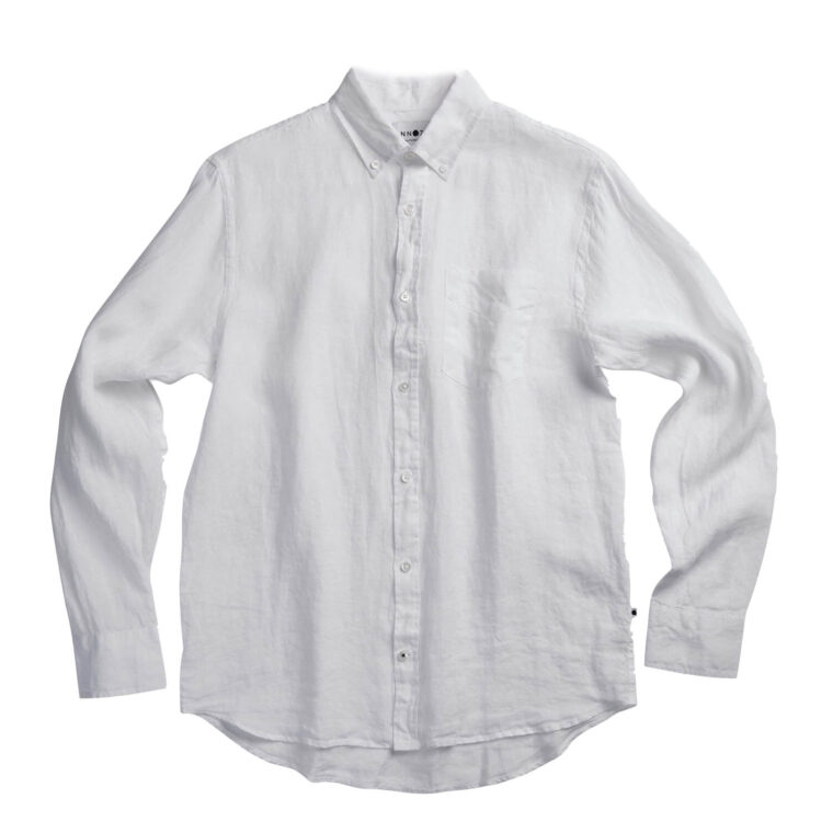 Levon Linen Shirt White-1