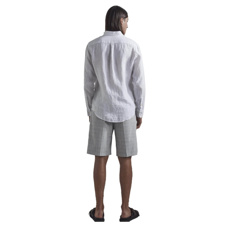 Levon Linen Shirt White-3