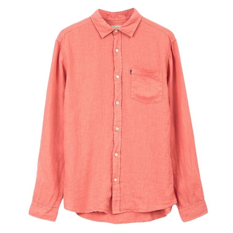 Lexington Ryan Linen Shirt Pink-1