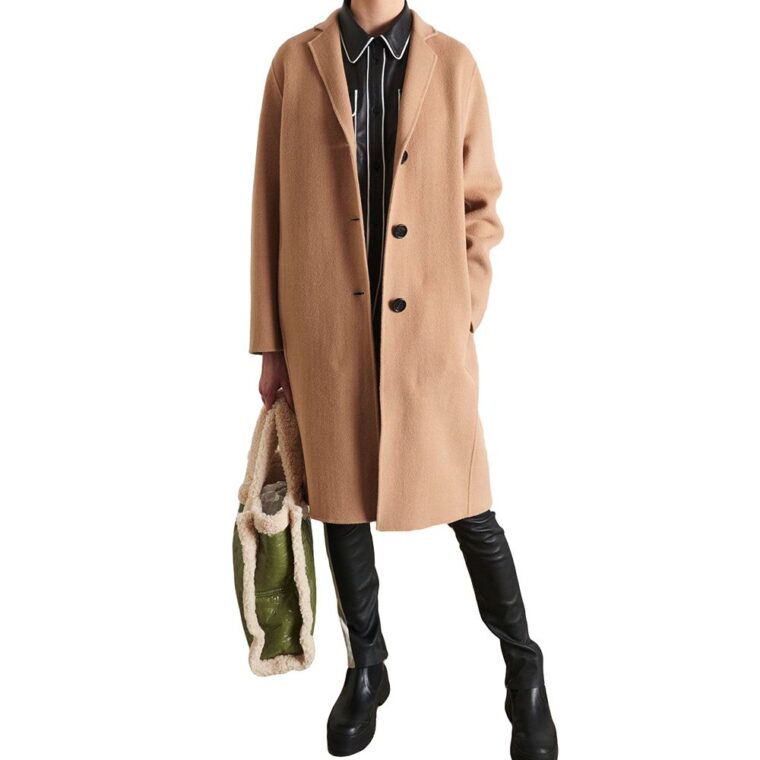STAND Maile Coat Beige-1