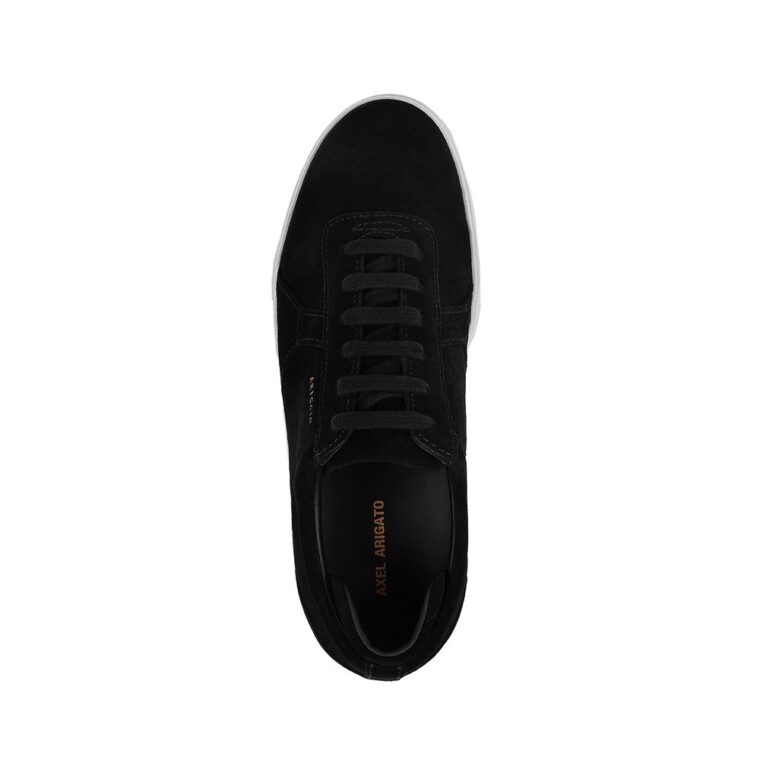 Platform Sneaker Black Suede-2