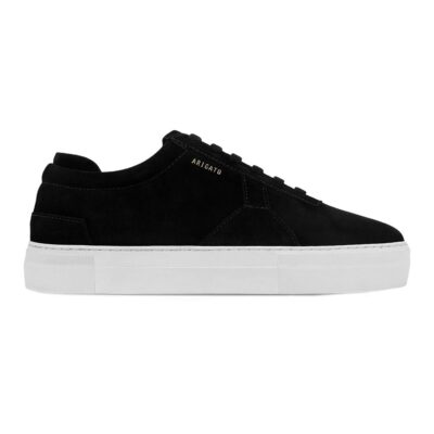 Platform Sneaker Black Suede-1