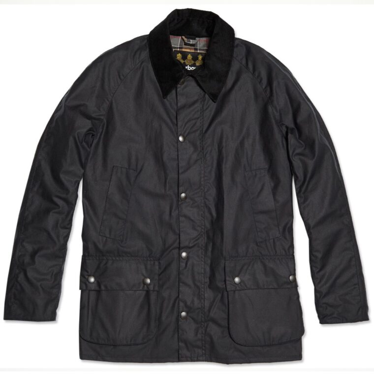 Barbour Ashby Wax Jacket Black-1