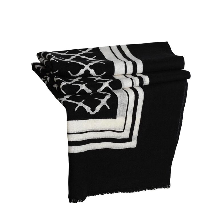 By Malene Birger Cornelis Scarf Black-1