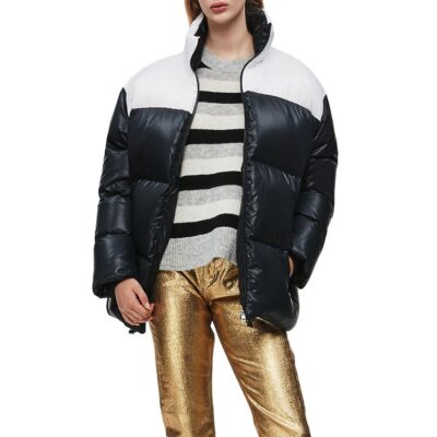 Calvin Klein Jeans Oversized Down Puffer Jacket Black-1