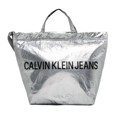 Calvin Klein Jeans Wet Tyvec EW Tote Grey-1
