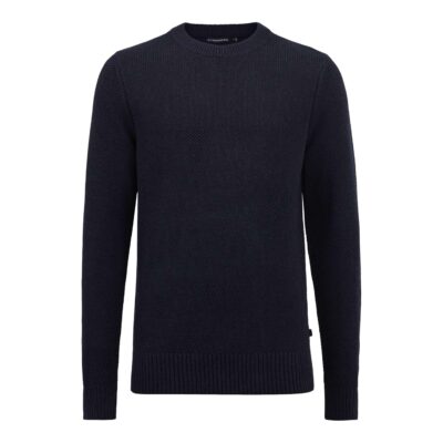 Oliver Structure Sweater Navy-1
