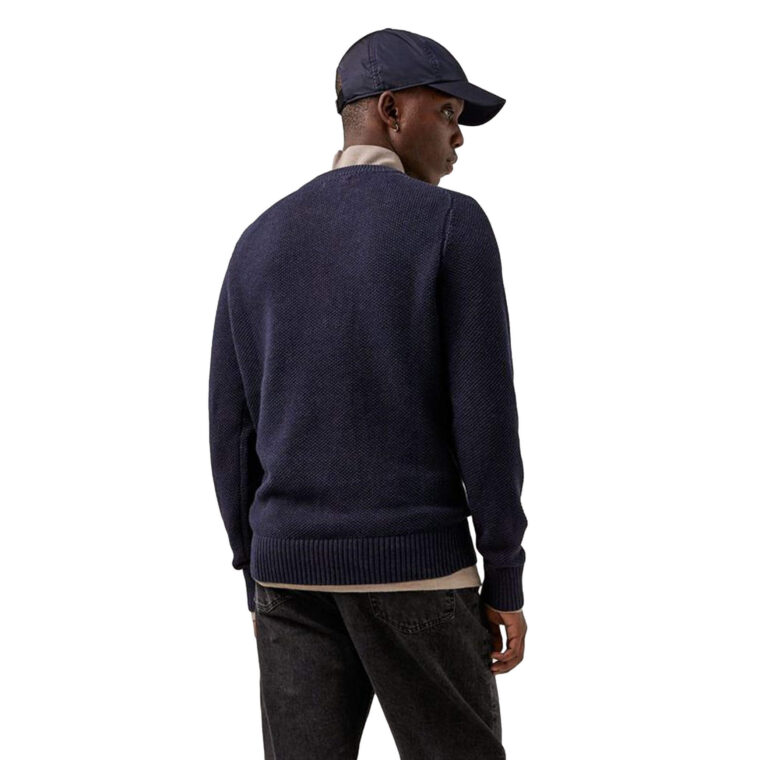 Oliver Structure Sweater Navy-3