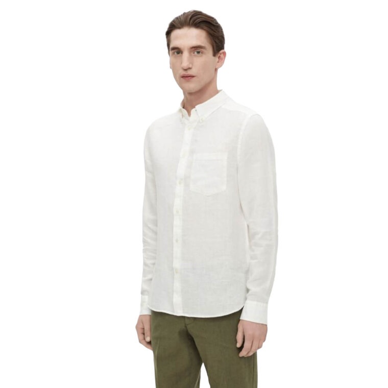 Clean Slim Shirt White-5