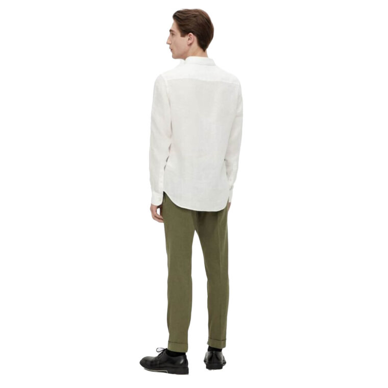 Clean Slim Shirt White-4