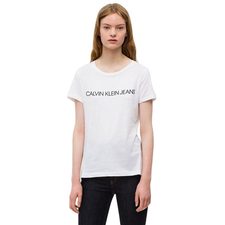 Calvin Klein Jeans Core Inst. Logo Slim White-1