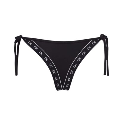 Calvin Klein Underwear Tie Side Bikini Bottom Black-1