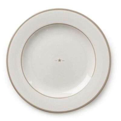 Lexington Home Dinner Plate Beige/White-1
