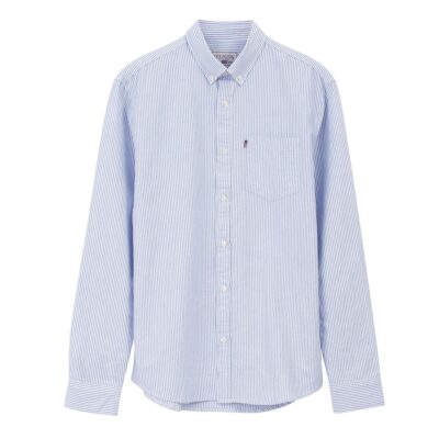 Lexington Kyle Oxford Shirt Blue/White Stripe-1