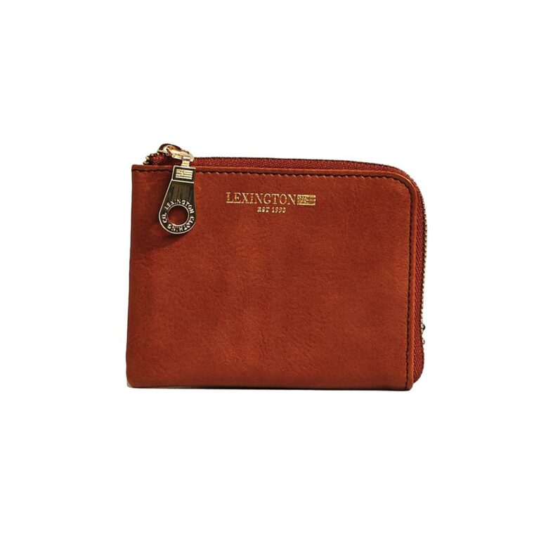 Lexington Meadow Premium Leather Zip Wallet Brown-1