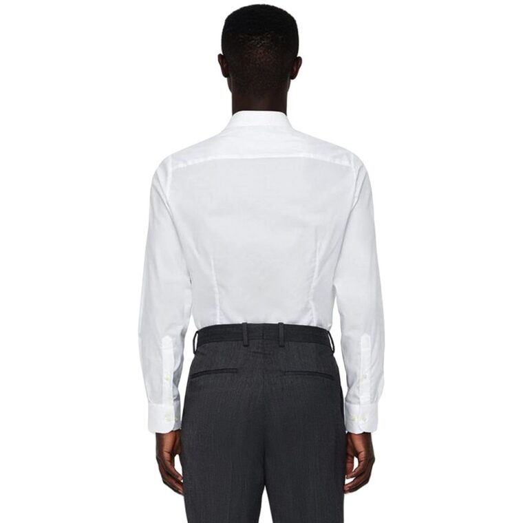 J.Lindeberg Daniel Ca TL Non-Iron Oxford Shirt White-3