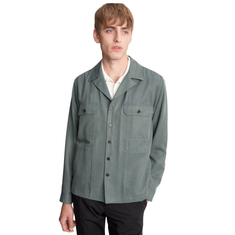 Francesco Shirt Jacket Green-2