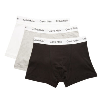 Calvin Klein Underwear 3-Pack Low Rise Trunk Grey-1