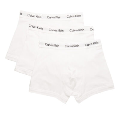 Calvin Klein Underwear 3-Pack Low Rise Trunk White-1