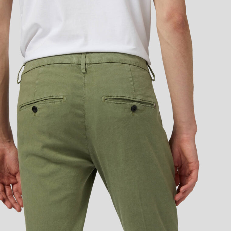 Gaubert Linen Pants Green-4