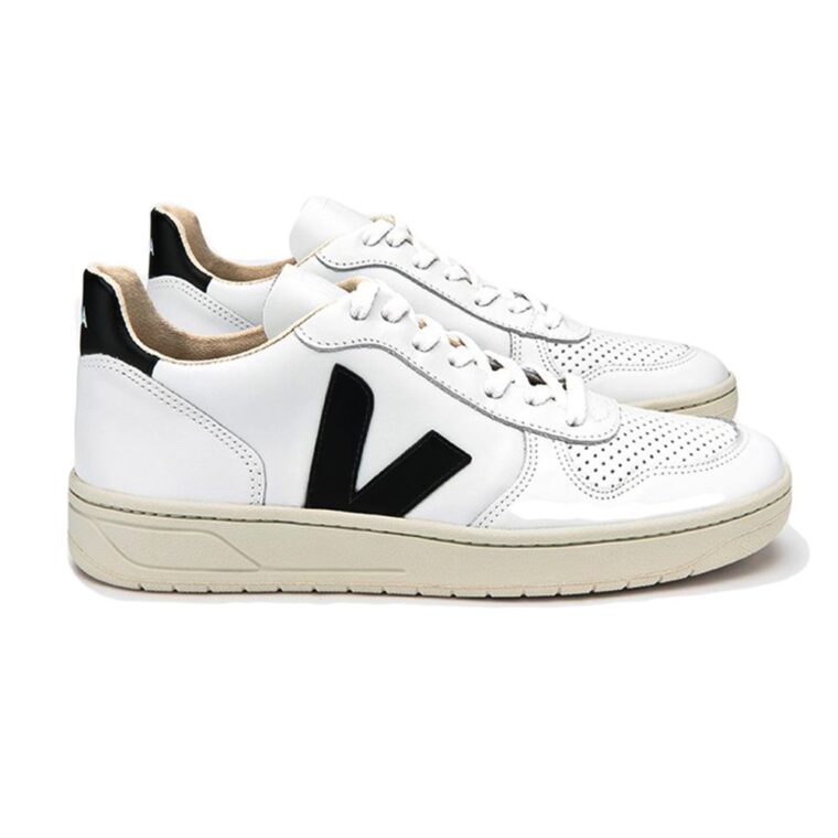 Veja V-10 Leather Sneakers White-1