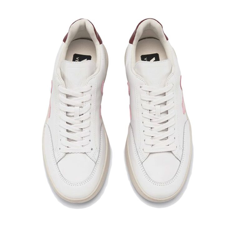 Veja V-12 Leather Sneakers White-3