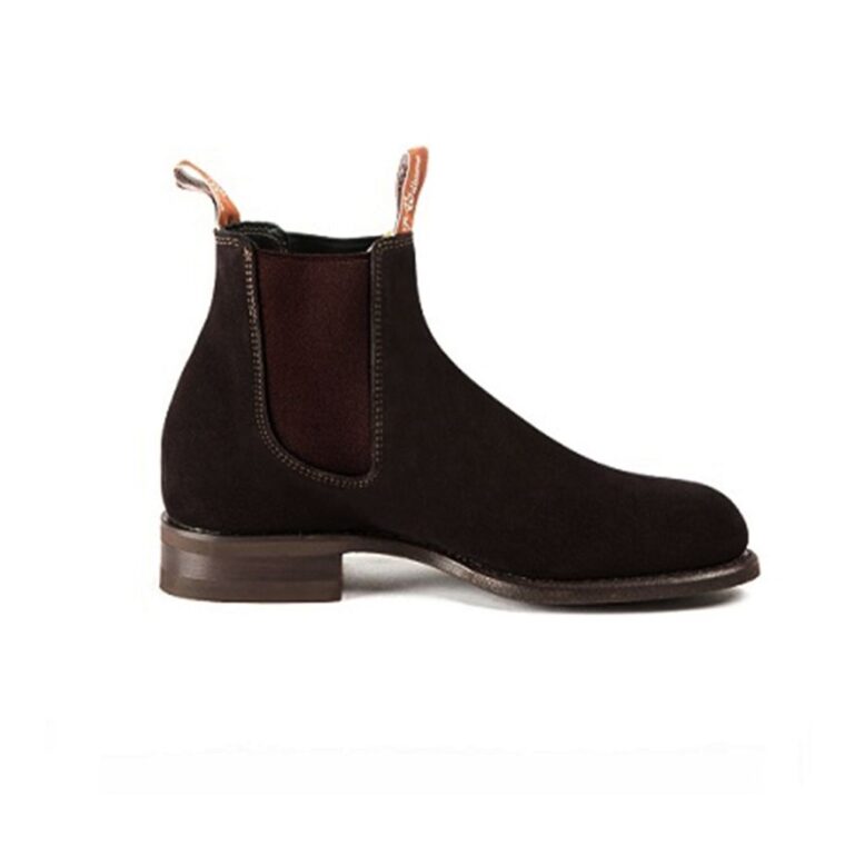 RM Williams Wentworth Suede (G) Chocolate-1