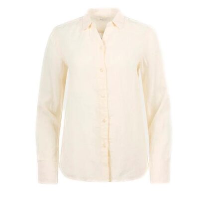 Sage Linen Shirt Buttercream-1