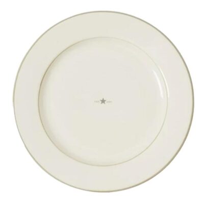 Dinner Plate Green/White-1