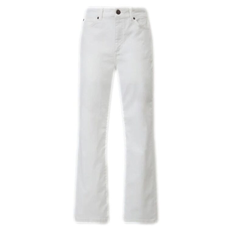 Natalia Denim Pants White-1