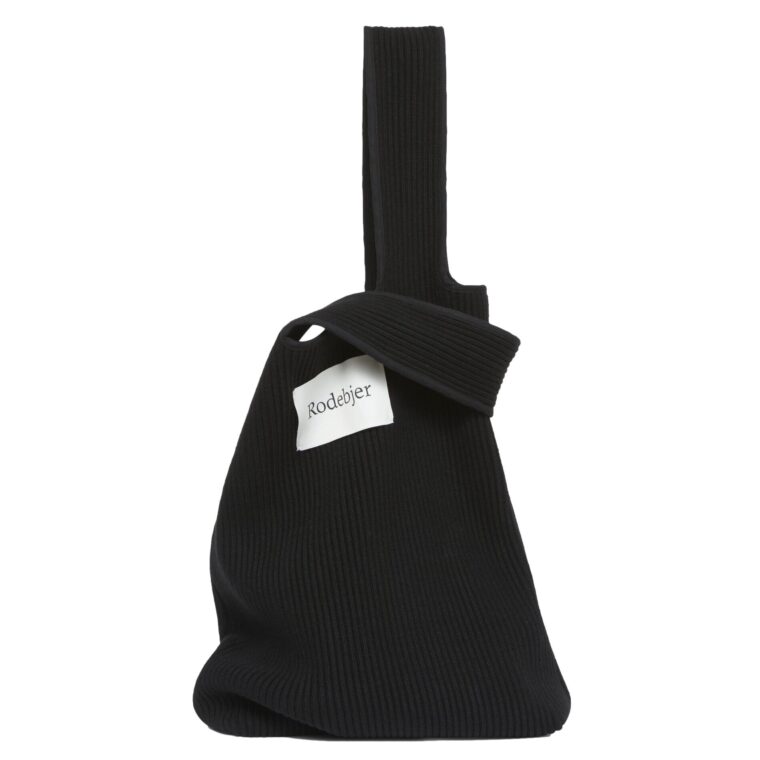 Ribbed Bag Black-2