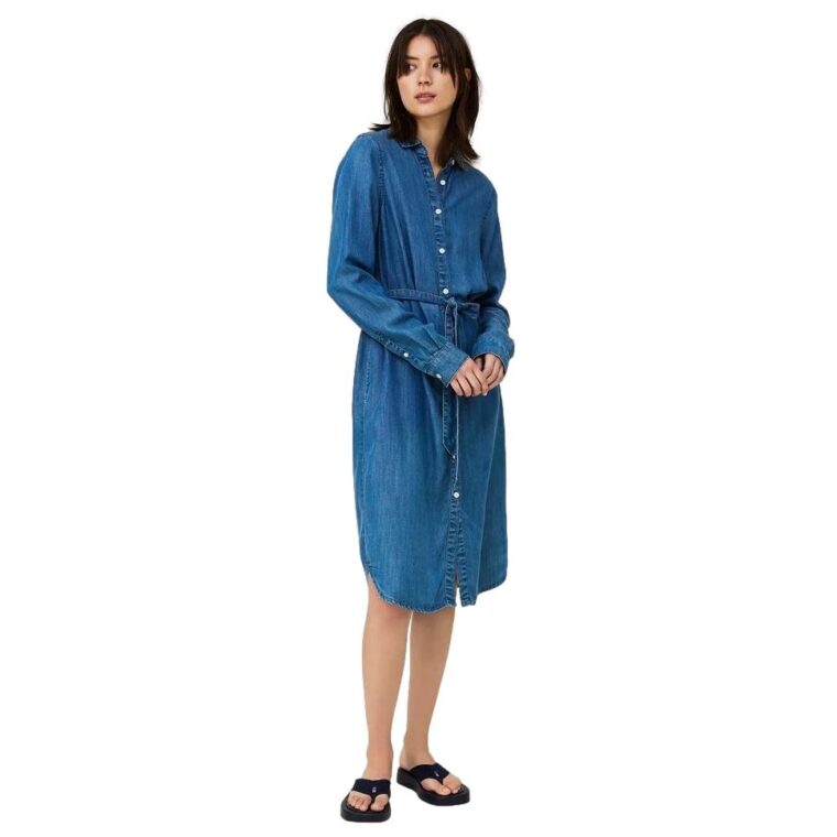 Isa Lyocell Dress Medium Blue-2