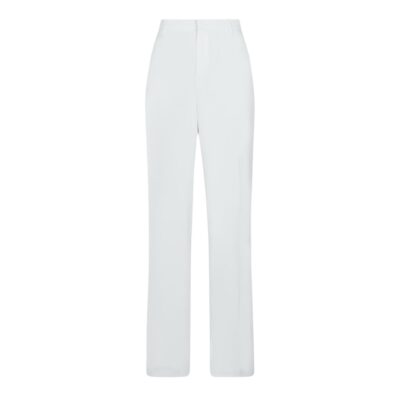 Alice Solid Pants White-1
