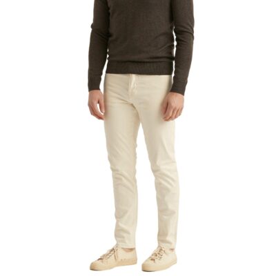 James Brushed Pants Off White-1