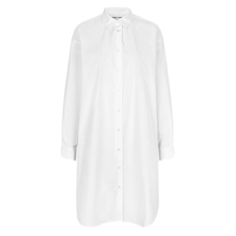 Luana Shirt Dress White-1