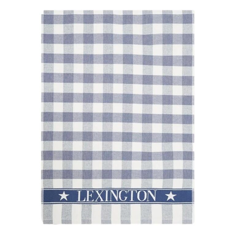 Checked Terry KT Blue/White-1
