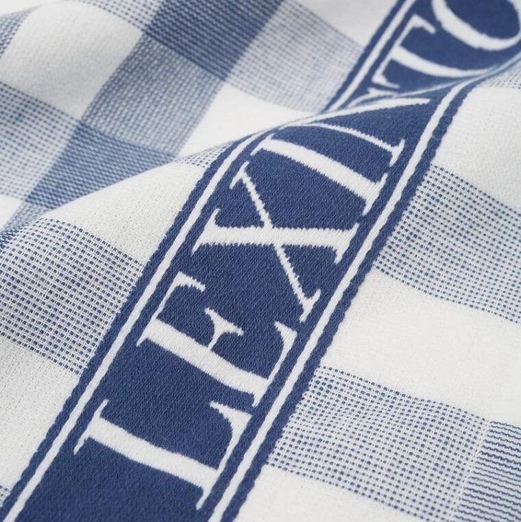 Checked Terry KT Blue/White-2