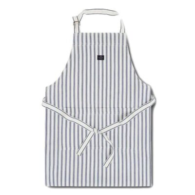 Stripe High Apron Blue/White-1