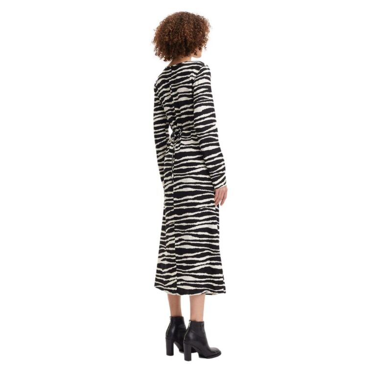 Agneta Dress AOP Zebra-3