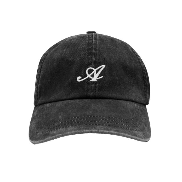 Axel Arigato Washed Signature Cap Black-1